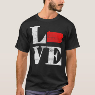 Camiseta Orgulloso Estados Unidos Bandera Ciudadana Mapa de