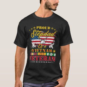 Camiseta Orgulloso Estandado De Un Veterano Vietnamita