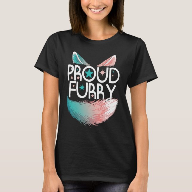Camiseta Orgulloso Fandom Disfraz Animales Peludos Furry P (Anverso)
