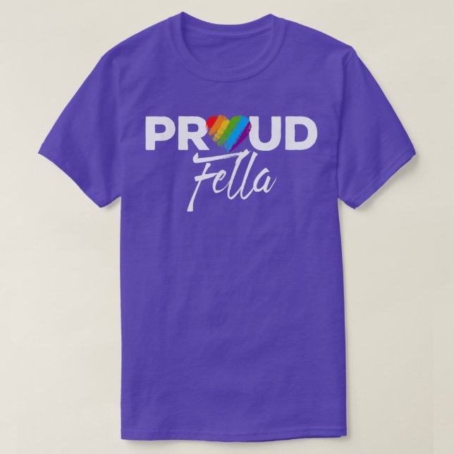 Camiseta Orgulloso Fella Gay Pride Mes LGBTQ T-Shirt (Diseño del anverso)