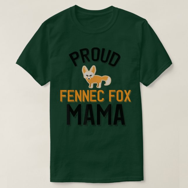 Camiseta Orgulloso Fennec Fo Mama (Diseño del anverso)
