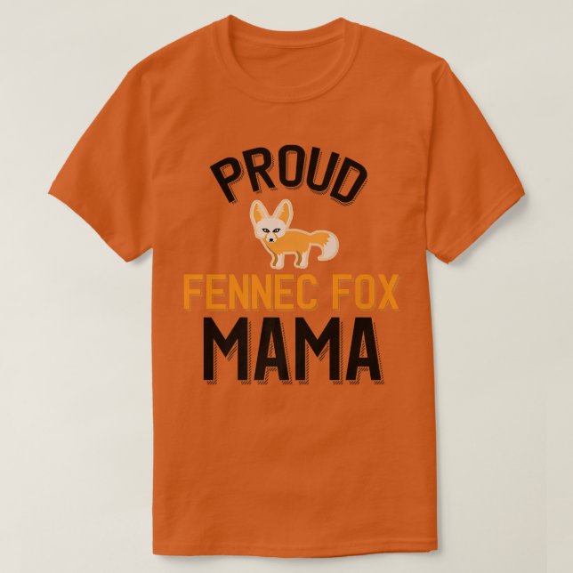 Camiseta Orgulloso Fennec Fo Mama Premium (Diseño del anverso)