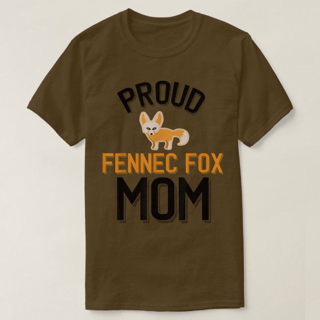 Camiseta Orgulloso Fennec Fo Mom (Diseño del anverso)