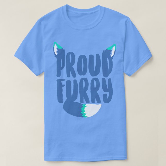 Camiseta Orgulloso Furry (Diseño del anverso)