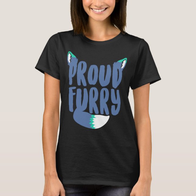 Camiseta Orgulloso Furry (Anverso)