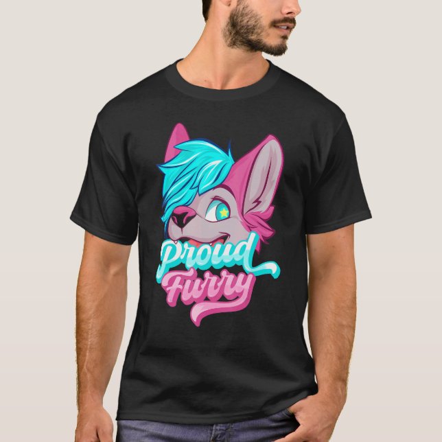 Camiseta Orgulloso Furry Fandom Cosplay Animal Furries P (Anverso)