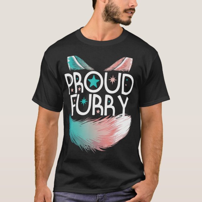 Camiseta Orgulloso Furry Fandom Cosplay Animal Lover Furts  (Anverso)