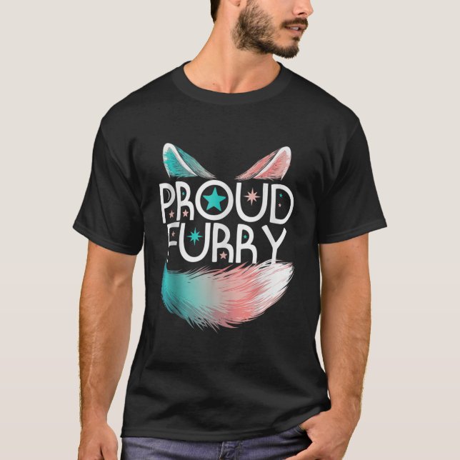 Camiseta Orgulloso Furry Fandom Cosplay Animal Lover Furts  (Anverso)