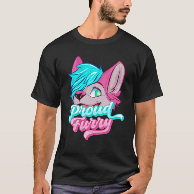 Camiseta Orgulloso Furry Fandom Furries Tails Oars Furry Pe (Anverso)