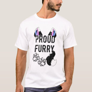 Camiseta Orgulloso Furry Furries Shirail Tail y Ears Cos