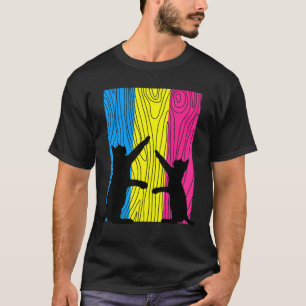 Camiseta Orgulloso gato gatito pansexual sutil divertido LG
