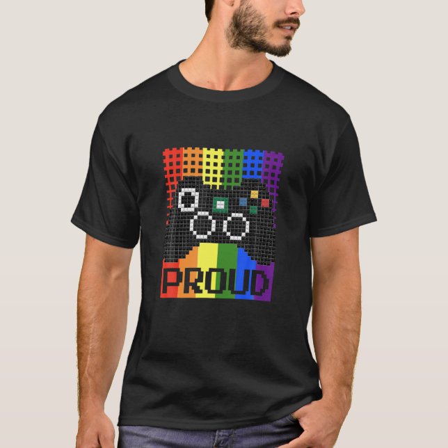 Camiseta Orgulloso Gaymer Lgbtq LGBT Video Game Lover Gamer (Anverso)