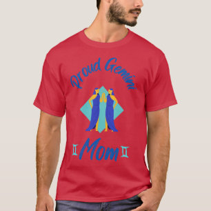 Camiseta Orgulloso Gemini Mom Astrología Zodiac