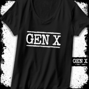 Camiseta Orgulloso Gen X Generación Xer Generación X Gen X