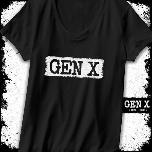 Camiseta Orgulloso Gen X Generación Xer Generación X Gen X