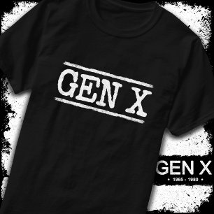 Camiseta Orgulloso Gen X Generación Xer Generación X Gen X