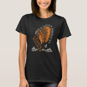 Camiseta Orgulloso gerente de catering nativo americano