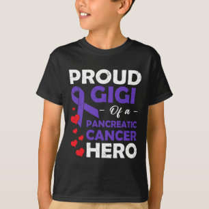 Camiseta Orgulloso Gigi De Un Guerrero Del Cáncer Pancreáti