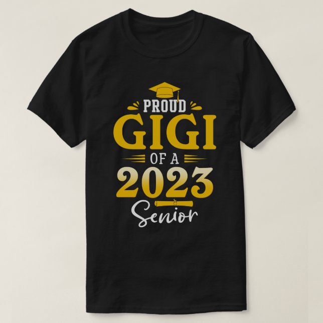 Camiseta Orgulloso GIGI De Una Graduación Superior En 2022 (Diseño del anverso)