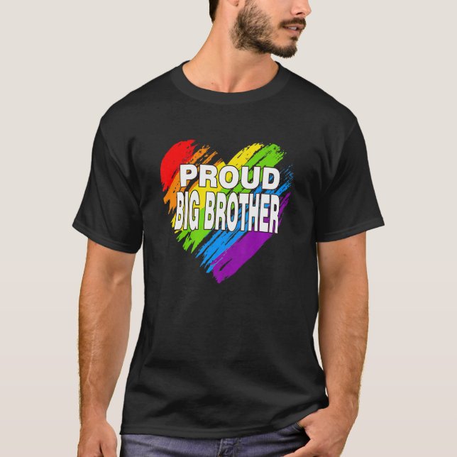 Camiseta Orgulloso Gran Hermano Lgbt Orgullo Gay Arcoiris P (Anverso)