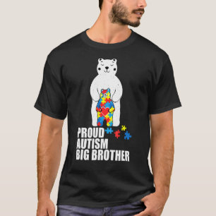 Camiseta Orgulloso Gran Hermano Sufre Autismo Conciencia Au