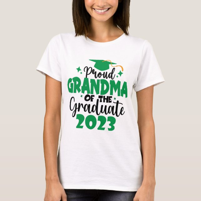 Camiseta Orgulloso GRANDMA de una clase de diversión de gra (Anverso)