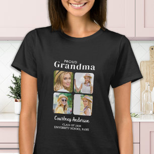 Camiseta Orgulloso GRANDMA Personalizado moderno 4 Graduaci