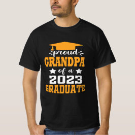 Camiseta Orgulloso GRANDPA de una clase de 2023 Graduado mo