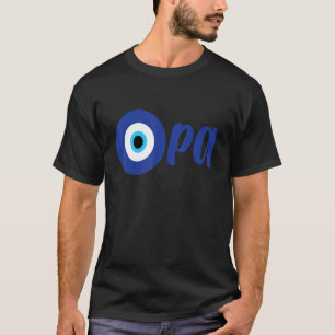 Camiseta Orgulloso griego divertido OPA ojo malvado Hellas