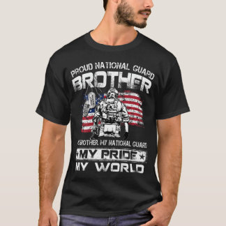 Camiseta Orgulloso Guardia Nacional De EE. UU. Hermano Mío