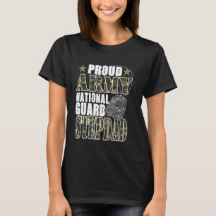 Camiseta Orgulloso Guardia Nacional del Ejército Padrastro 