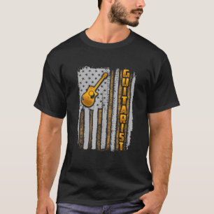 Camiseta Orgulloso Guitarista - Guitarra Con Bandera Estado