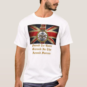 Camiseta Orgulloso haber servido en las fuerzas armadas de