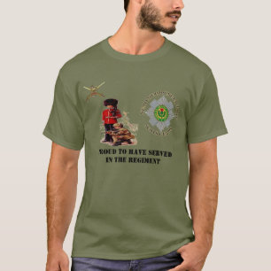 Camiseta Orgulloso haber servido en los guardias escoceses