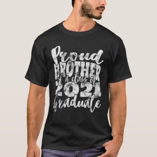Camiseta Orgulloso Hermano De Clase De 2021 Graduado Superi