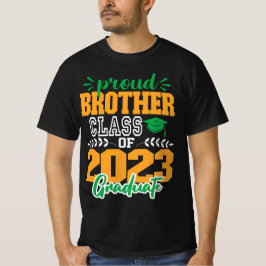 Camiseta Orgulloso HERMANO de clase de 2023 MODERNO SCRIPT 