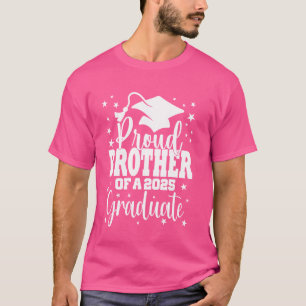 Camiseta Orgulloso Hermano de Clase de 2025 Graduado Senior