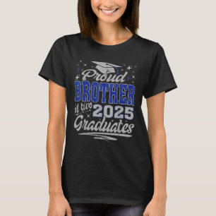 Camiseta Orgulloso Hermano De Dos Graduados 2025 Gemelos Gr