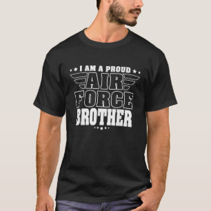 Camiseta Orgulloso Hermano de la Fuerza Aérea Orgullo Patri