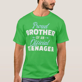 Camiseta Orgulloso hermano de un adolescente de 13 años
