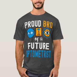 Camiseta Orgulloso hermano de un futuro optometrista