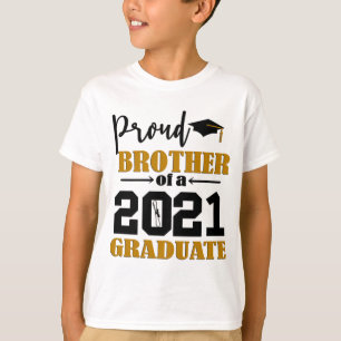 Camiseta Orgulloso Hermano De Un Graduado De 2021