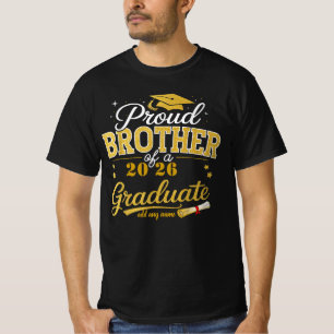 Camiseta Orgulloso Hermano de un Graduado de la Clase de 20