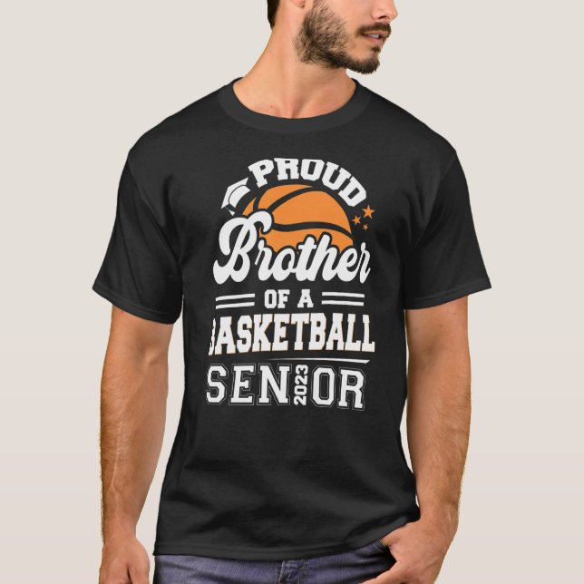 Camiseta Orgulloso Hermano De Un Graduado Superior De Balon (Anverso)
