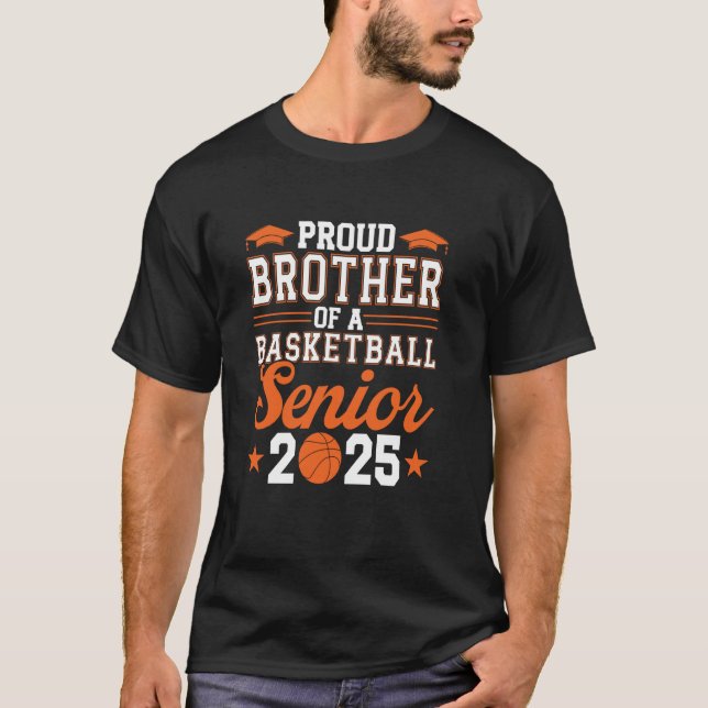 Camiseta Orgulloso Hermano De Un Graduado Superior De Balon (Anverso)