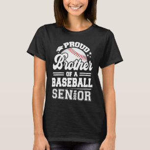 Camiseta Orgulloso Hermano De Un Graduado Superior De Béisb
