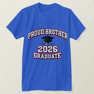 Camiseta Orgulloso Hermano De Un Graduado Universitario 202