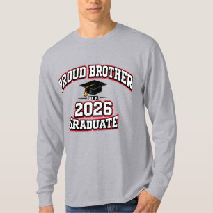 Camiseta Orgulloso Hermano De Un Graduado Universitario 202