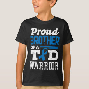 Camiseta Orgulloso Hermano De Un Guerrero De La T1D, Sensib