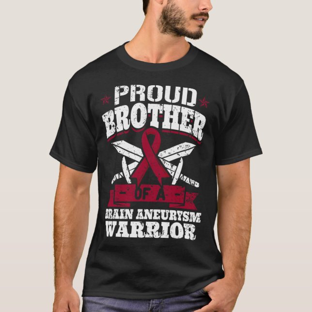 Camiseta Orgulloso Hermano De Un Guerrero Del Aneuralismo C (Anverso)